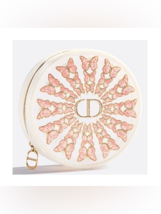 Dior Handbags - 🌸DIOR Beauty Makeup Cosmetic Pouch Case Embroidered Butterfly